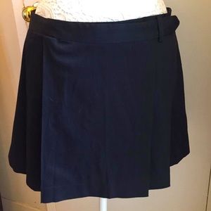 Prada wrap skirt in black. Wool and silk blend